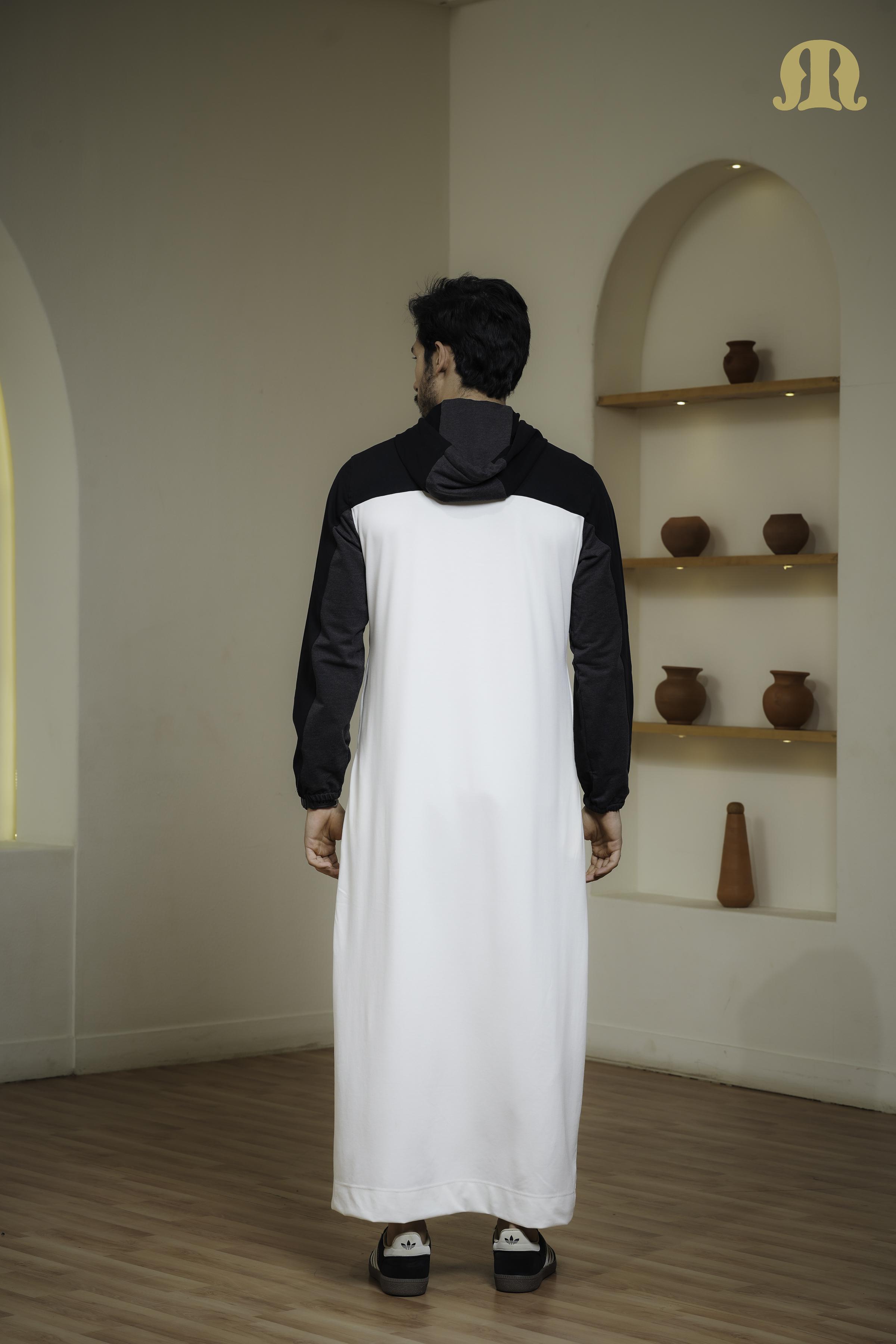 Gymnos Hoody Knitted Thobe Mens